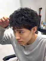 フィフス 渋谷(fifth)&nbsp;今流行りの無造作刈り上げないツイストスパイラルショートパーマ
