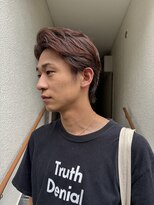 メンズサロン イロ(Men‘s salon IRO)&nbsp;毛流れショート×オレンジベージュ