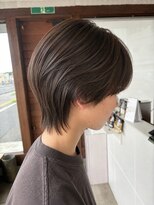 リドル ヘアー 駒生店(Riddle HAIR)&nbsp;自然なストレート×マッシュウルフ