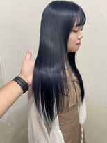 ラグナ(LAGUNA)&nbsp;髪質改善/ネイビーブラック/暗髪/暗染/艶髪/ロング