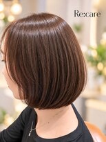 リカレ(Re:care) 【40代/髪質改善・人気♪】つや髪×ふんわり丸み大人ボブ