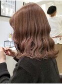 ブリーチをしてもナチュラルな柔らかい透明感カラーに♪