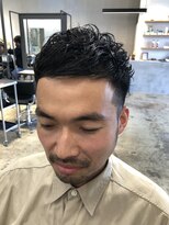 ザデイ カットアンドカルチャーショップ(THE DAY CUT&CULTURE SHOP)&nbsp;セミウェットニュアンスパーマ風