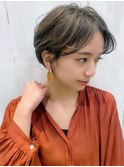 センターパート/ハンサムショート/顔まわりカット/マッシュ