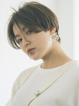 フォト 新宿(foto) グレーベージュ前髪パーマレイヤーカットダブルカラー髪質改善