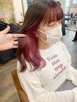 アクトゥス(AEQUITAS)&nbsp;インナーカラー×ボルドー【池袋/20代/30代/40代】