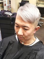 サムブリッジ(SOMEBRIDGE)&nbsp;★ヘアカラー ホワイトシルバー メンズフェード【SOMEBRIDGE】