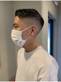 メンズサイドパートフェード