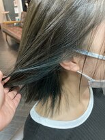 リジョイスヘア(REJOICE hair) 【REJOICE hair】イヤリングカラー×カーキグレージュ☆