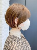 似合わせカット　横顔美人　くせ毛ショート　大場猛