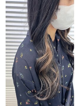 エイト 沖縄豊崎店(EIGHT toyosaki) 【EIGHT豊崎】お客様スタイル_インナーミルクティーベージュ