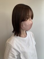 エバーグリーン(ever Green)&nbsp;シースルーバング×外はねロブ