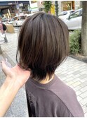 オリーブベージュ　くびれミディアム　ふんをりミディアム