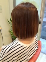 エイチエアー アルファ H'air alfa つつじヶ丘北口店&nbsp;オレンジブラウンカラー　ボブ
