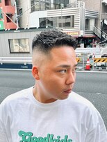 スカット 新宿(Sucut)&nbsp;ダークアッシュ/カルマパーマ/ベリーショート<理容室>[新宿]