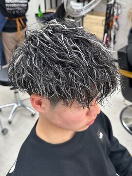 アリープパロット(ALEAP parrot) メンズ/ウェーブ/メッシュカラー【ALEAP parrot/多賀】