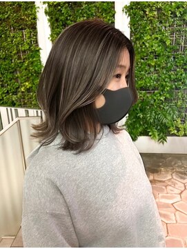 ジルブラン 横浜関内(JIL BLAN) ミルクティーベージュダブルカラーハイライトバレイヤージュ