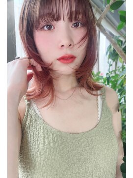 ヘアーズベリー 八戸ノ里店(hairs BERRY) ★BERRYセミディシアーカラー姫カットカール韓国風小顔ヘア美髪