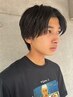 【メンズ・人気No 3】 メンズカット+眉カット+炭酸スパ