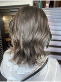 透明感カラー×オリーブグレージュ