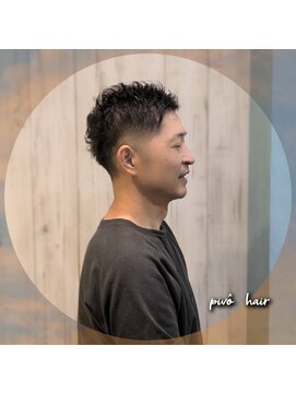 ピヴォヘアー(pivo hair) メンズカット メンズショート ツーブロック アップバング