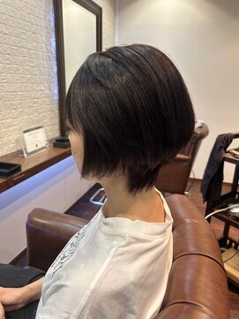 ヘアー サロン アットシュシュ(Hair Salon At'shushu) ミセスのしっとりサラサラストレート、ショート(縮毛矯正）(^^♪