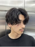 センターパートニュアンスパーマシャドウパーマフェザーパーマ
