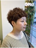 マッシュショート×パーマ【金山】