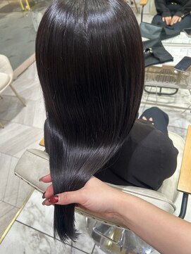 ゼスト フィーノ(ZEST fino) 【廣田未来】髪質改善"dark lavender"