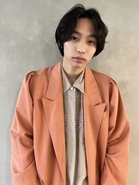 【PARK】メンズセンターパート×シャドウパーマ