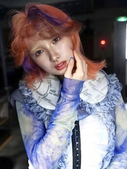 クペウファルベ(cope'u FARBE)の写真/◆7月梅田NEW OPEN◆技術力の高いスタッフが難易度の高いブリーチメニュー・計算されたカラーをご提案！