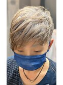 アシンメトリークールショートスタイル