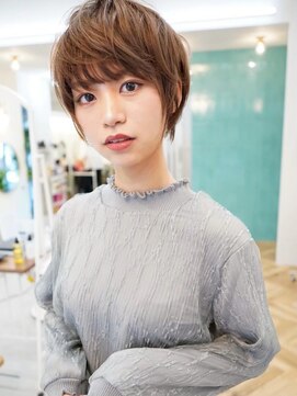 ロミー 本厚木(ROMMY.) 30代40代50代☆マッシュボブ☆フェザーショート/ベージュ