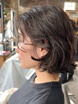 ミンクス 青山店(MINX)&nbsp;ナチュラルくせ毛風パーマボブ