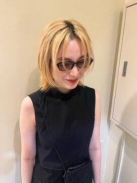 カンナ オーガニック ヘアデザイン(CANNA ORGANIC & HAIR DESIGN) 抜きっぱなしブロンド×ハッシュレイヤー