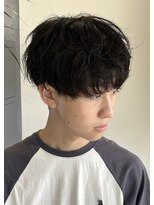 ネクストフォーヘアー(NEXT for hair)&nbsp;シャドウパーマ　メンズマッシュ　緩め