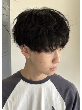 ネクストフォーヘアー(NEXT for hair) シャドウパーマ　メンズマッシュ　緩め