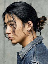 フィフス 大分(fifth)&nbsp;大分ゆるめスパイラルパーマメンズカットロングマンバンヘア