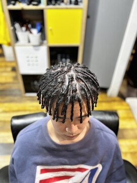 パイプドレッド/スパイキーアフロ/浦安/メンズパーマ/理容室