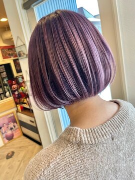 ヘア メイク ココ(hair make coco) ホワイトラベンダー×ボブぅ