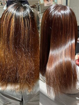 ユナイテッドビューティーウェストコースト(UNITED BEAUTY WEST COAST) 【ビフォーアフターあり】縮毛矯正/髪質改善/うるツヤストレート