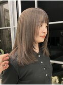 ミディアムヘア/デザインカラー/フェイスフレーミング/栄/久屋