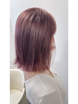 ケンジ 平塚ラスカ店(KENJE) ローズピンクレイヤーボブ