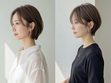 ゲイン(Gain)の雰囲気（【さりげないハイライト】ダブルカラー/ショートカット/レイヤー）