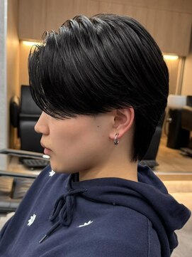 エルマーク 和歌山(L-MARK) マッシュヘア/黒髪/メンズカット/men's/フェザーパーマ