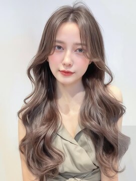ソース 堺東(SOURCE) 艶髪♪コテ巻き風パーマ×ロングヘア