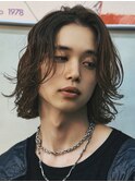 渋谷メンズボブメンズミディアムシャドウパーマニュアンスパーマ