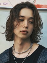 アンサー 原宿(ANSWER)&nbsp;渋谷メンズボブメンズミディアムシャドウパーマニュアンスパーマ