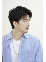 ヒップスリンク(Hip's Lnk) 大人ルーズショート七三分けスタイル
