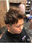アップバングショート
